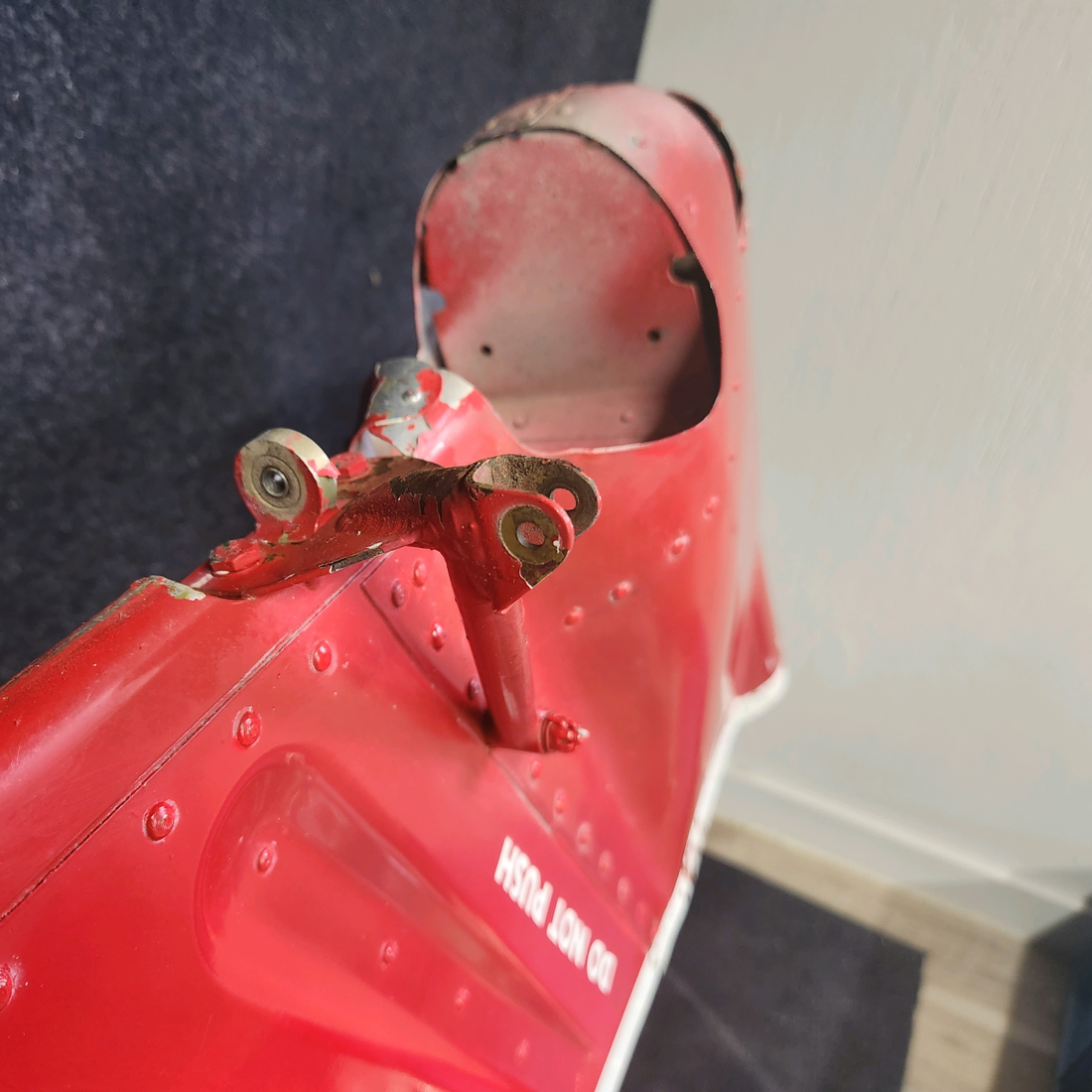 Used aircraft parts for sale, 460043-000 Mooney M20J RUDDER ASSEMBLY - DENTS ON LOWER FAIRING "SEE PHOTOS FOR DETAIL"