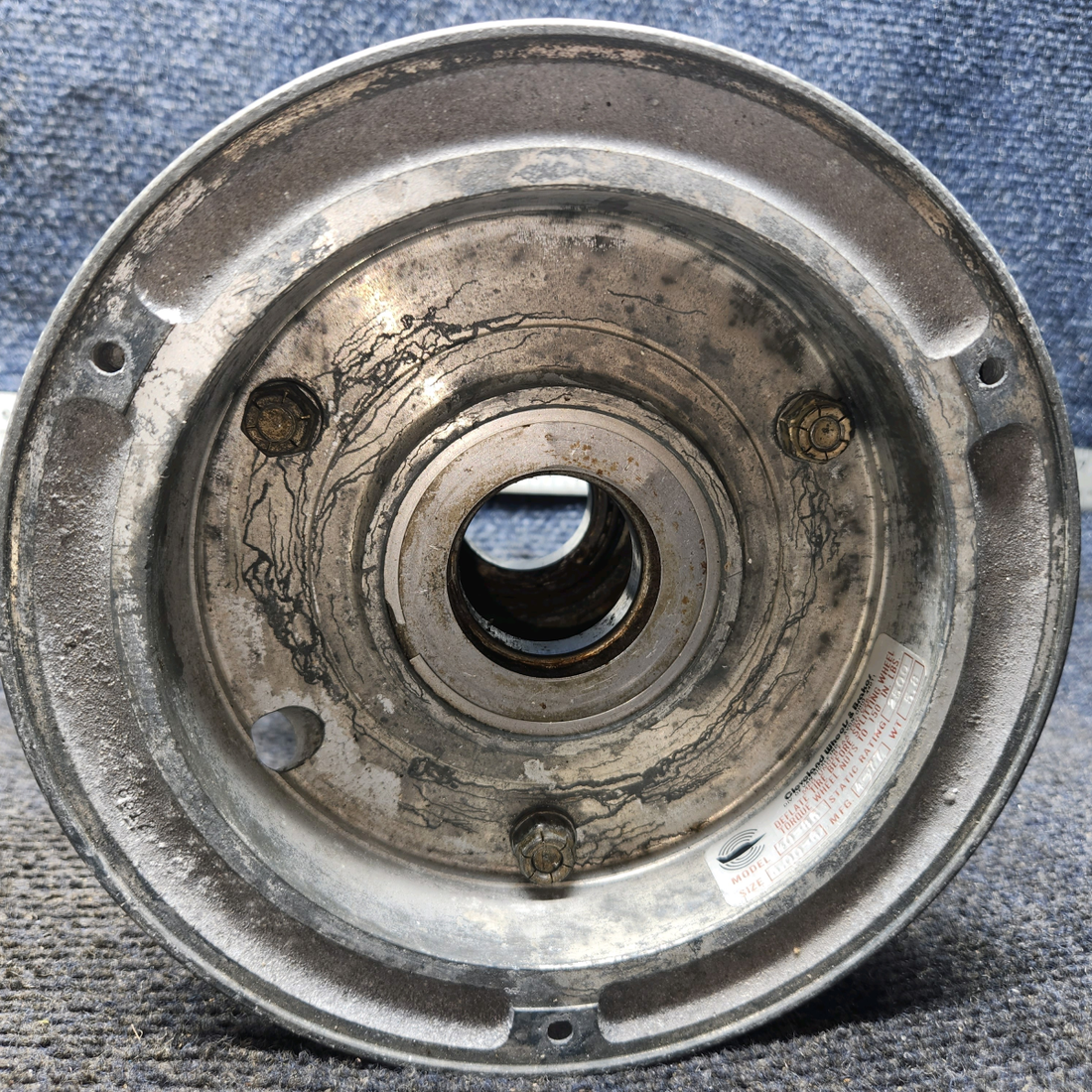 Used aircraft parts for sale, 40-86 Cleveland Mooney M20J Main Wheel Assy 6.00x6