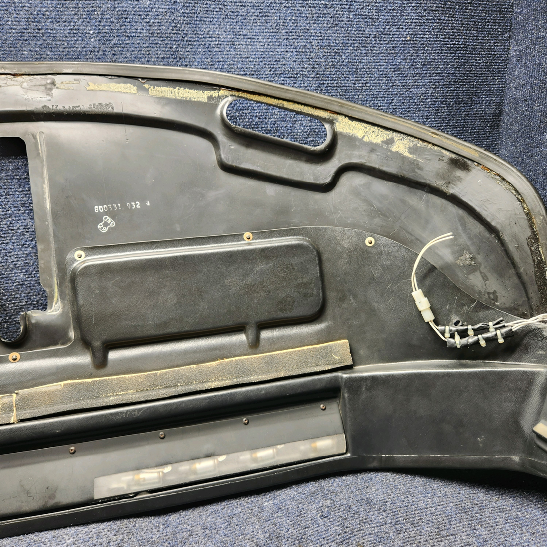 Used aircraft parts for sale, 130315-501 Mooney M20J GLARESHIELD ASSEMBLY (LIGHTED)