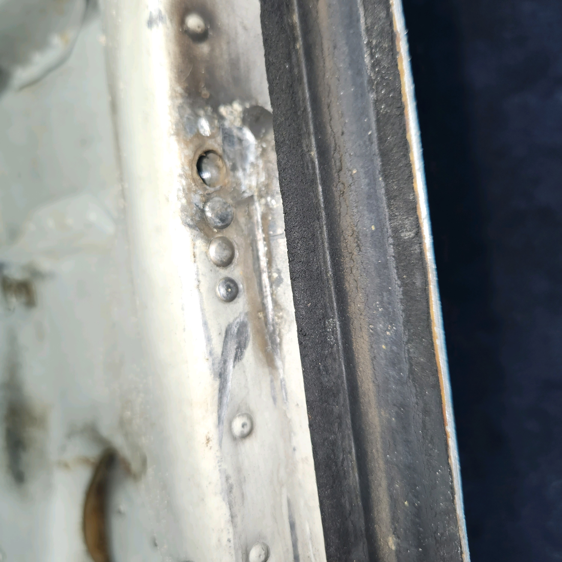 Used aircraft parts for sale, 79545-002 Piper PA28-161 Cabin Door Structure – Without Latch, Lock, and Hinges