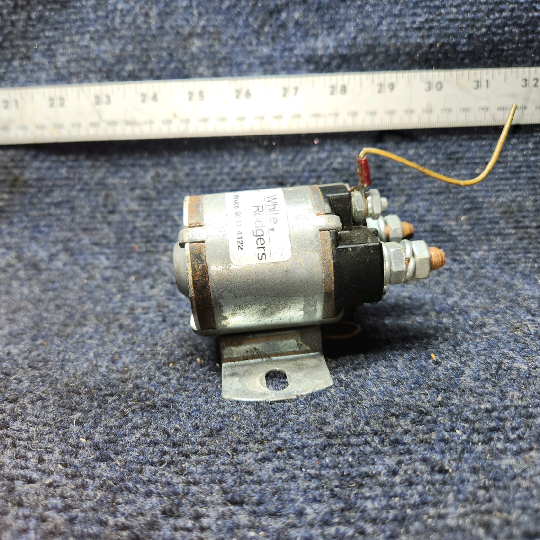 Used aircraft parts for sale, 124-114111 White Rodgers Cessna 172RG Solenoid 24 VOLTS