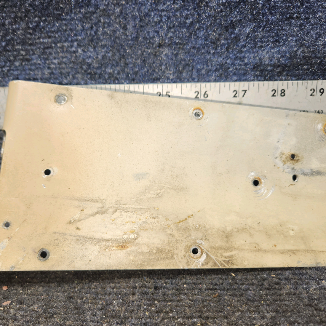 Used aircraft parts for sale, 63012-000 Piper PA28 Door Latch Trim Plate