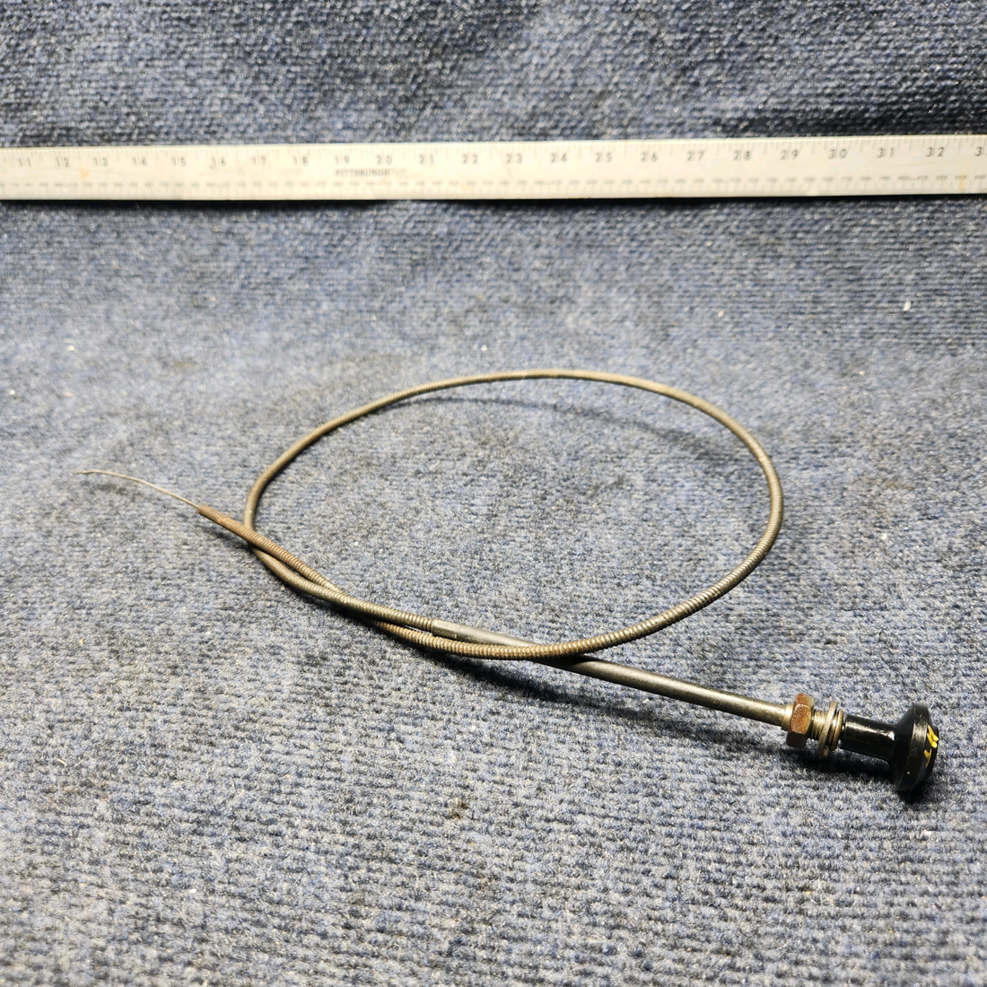 Used aircraft parts for sale, S1239-48 CESSNA C172RG CONTROL CABLE ASSEMBLY CABIN HEAT LENGTH: 39"