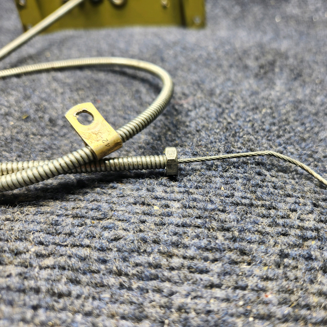 Used aircraft parts for sale, 560249-005, 560249-001 Mooney M20J EMERGENCY GEAR RELEASE HANDLE ASSEMBLY W CABLE