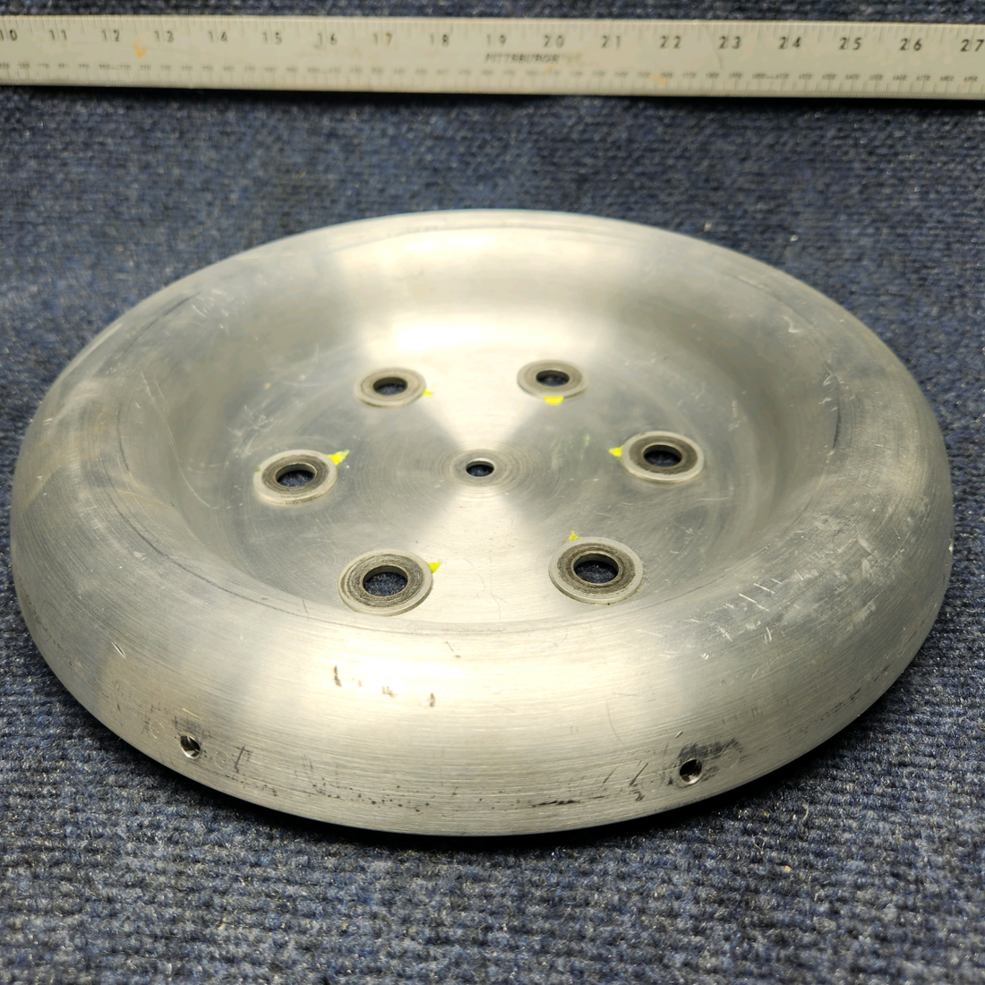 Used aircraft parts for sale, D-4247 Beechcraft C23 SUNDOWNER AFT PROPELLER SPINNER BULKHEAD