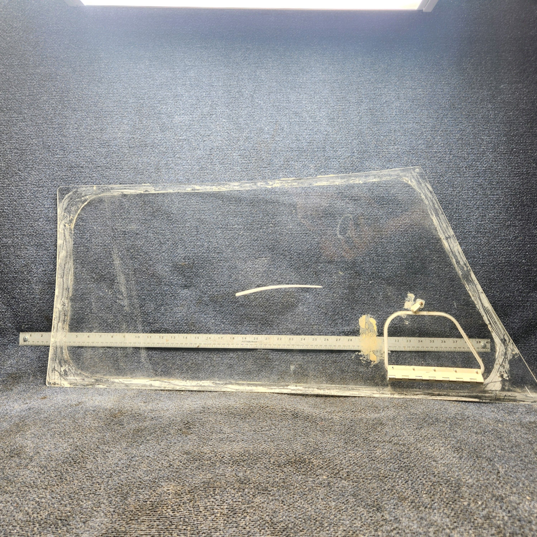 Used aircraft parts for sale, 65826-005 Piper PA28-161 Window Front Left Assembly with Storm Window
