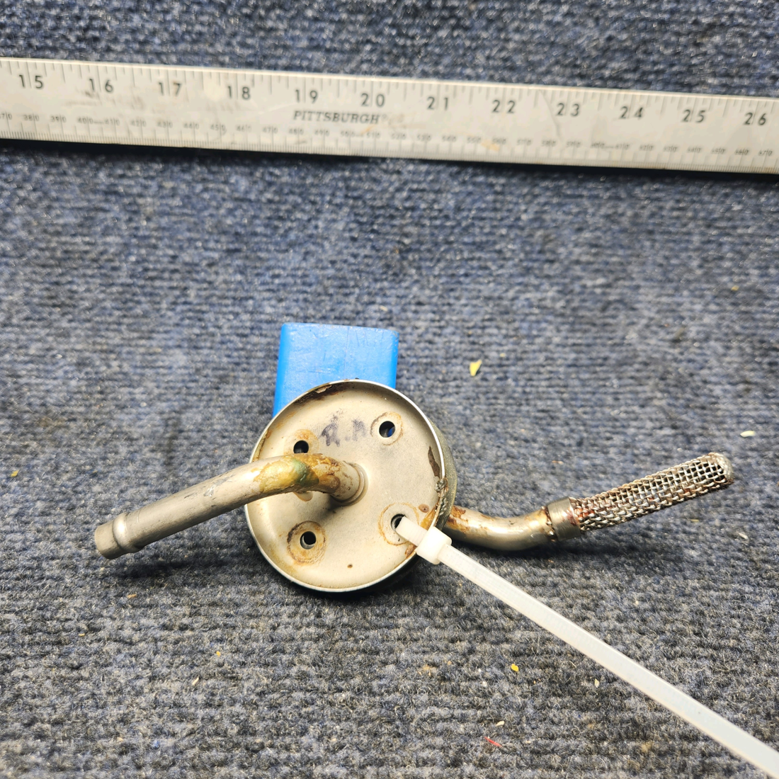 Used aircraft parts for sale, 610150-502 Mooney M20K FUEL STRAINER OUTLET RH