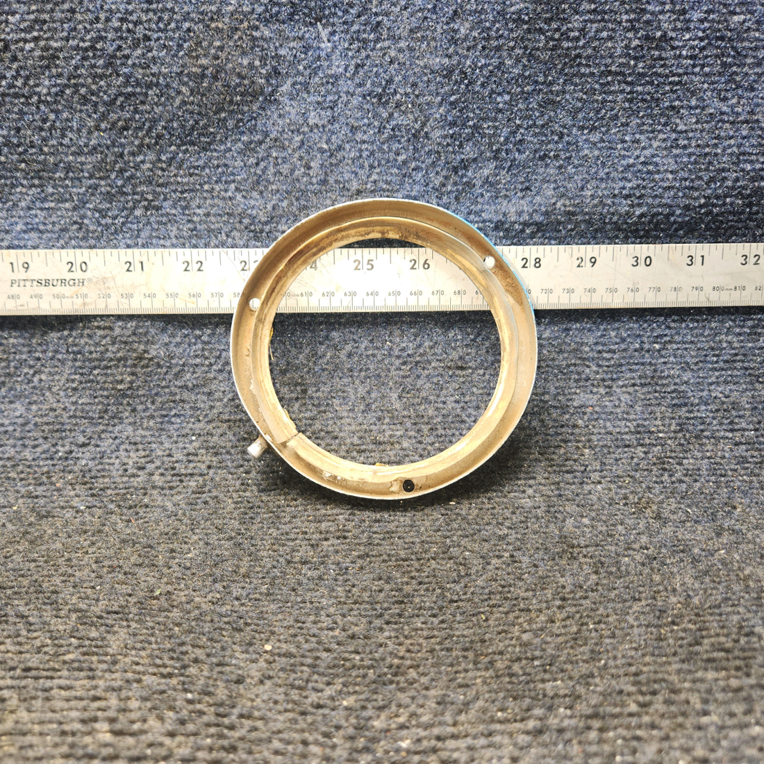 Used aircraft parts for sale, 65372-000 Piper PA28-161 Landing Light Retainer Assembly