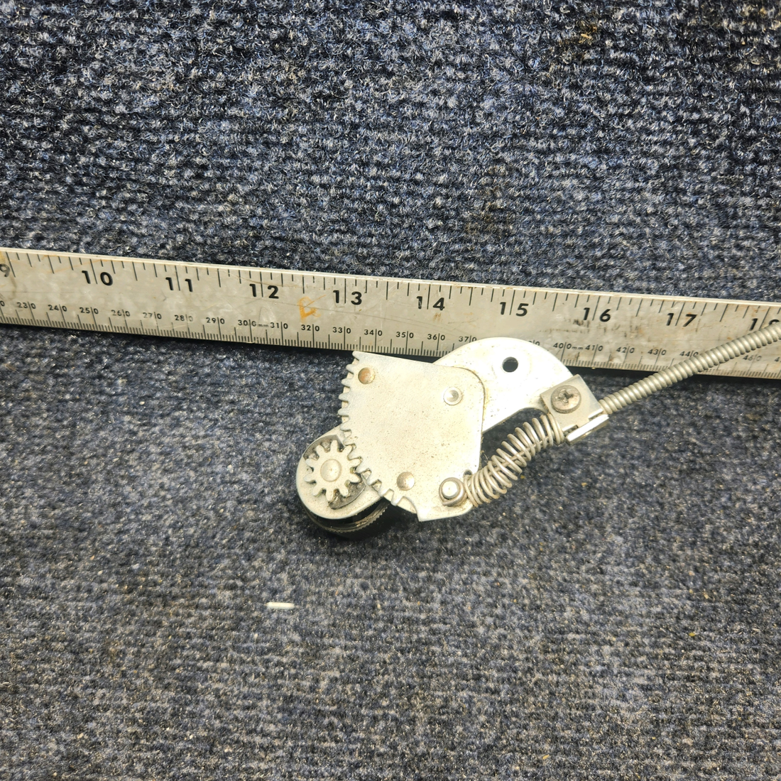 Used aircraft parts for sale, 640138-009 , 640285-001 Mooney M20J COWLING AIR SCOOP DOOR ASSEMBLY W CONTROL CABLE.