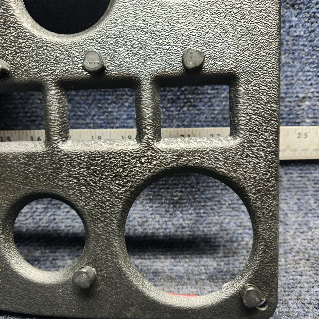 Used aircraft parts for sale, 0513390-9 CESSNA 172K ENGINE INSTRUMENT COVER RH W/ EIGHT POST LIGHTS -LIGHTED