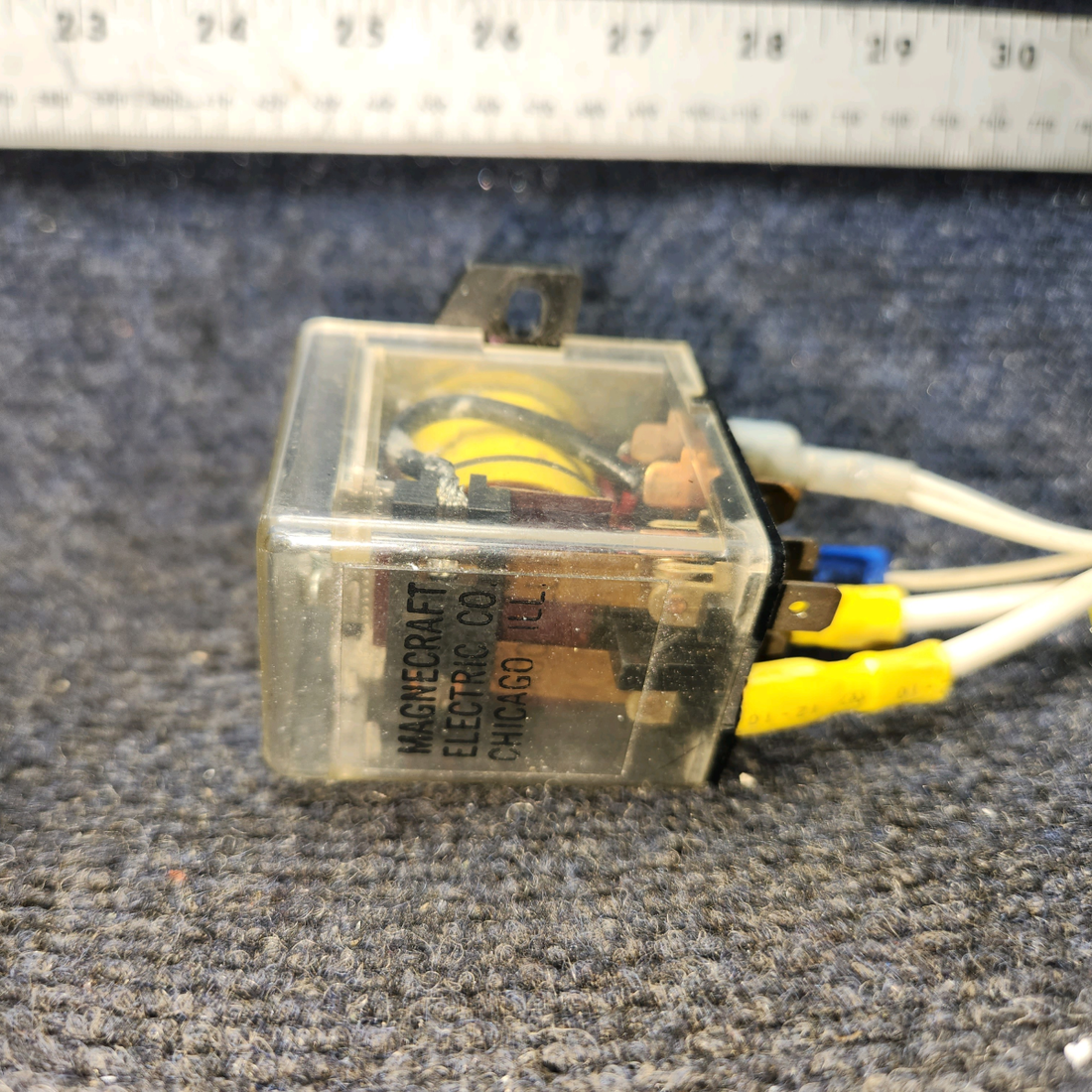 Used aircraft parts for sale, Avionics-Relay Magnecraft Electric Mooney M20J Radio Master Relay Diode
