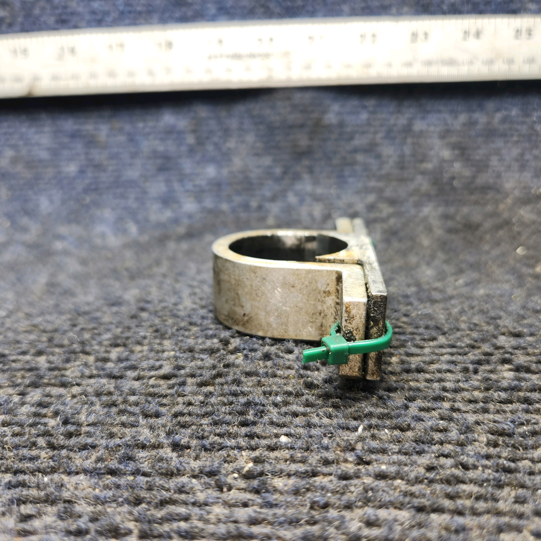 Used aircraft parts for sale, 35402-000 Piper PA28-161 Torque Shaft Support Clamp Assembly