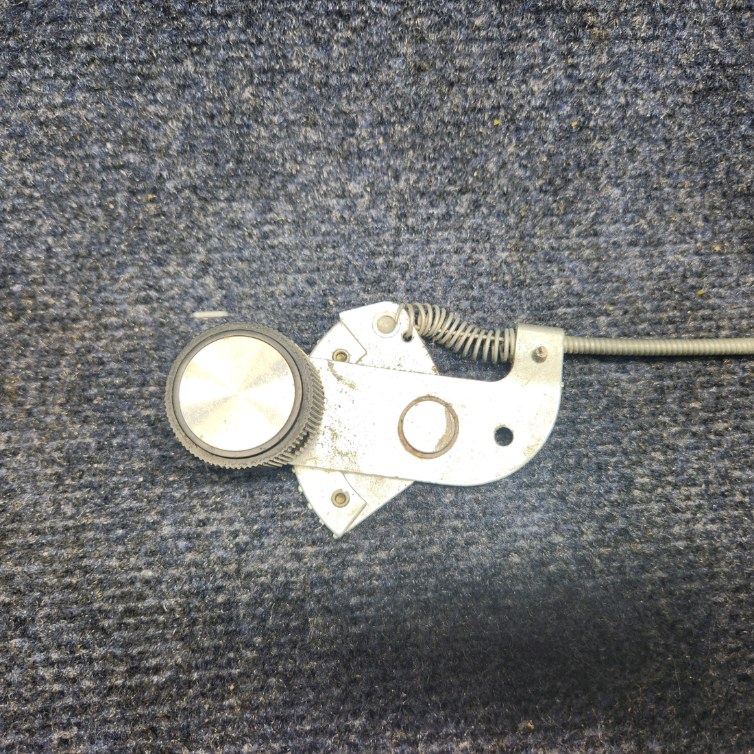 Used aircraft parts for sale, 640138-009 , 640285-001 Mooney M20J COWLING AIR SCOOP DOOR ASSEMBLY W CONTROL CABLE.