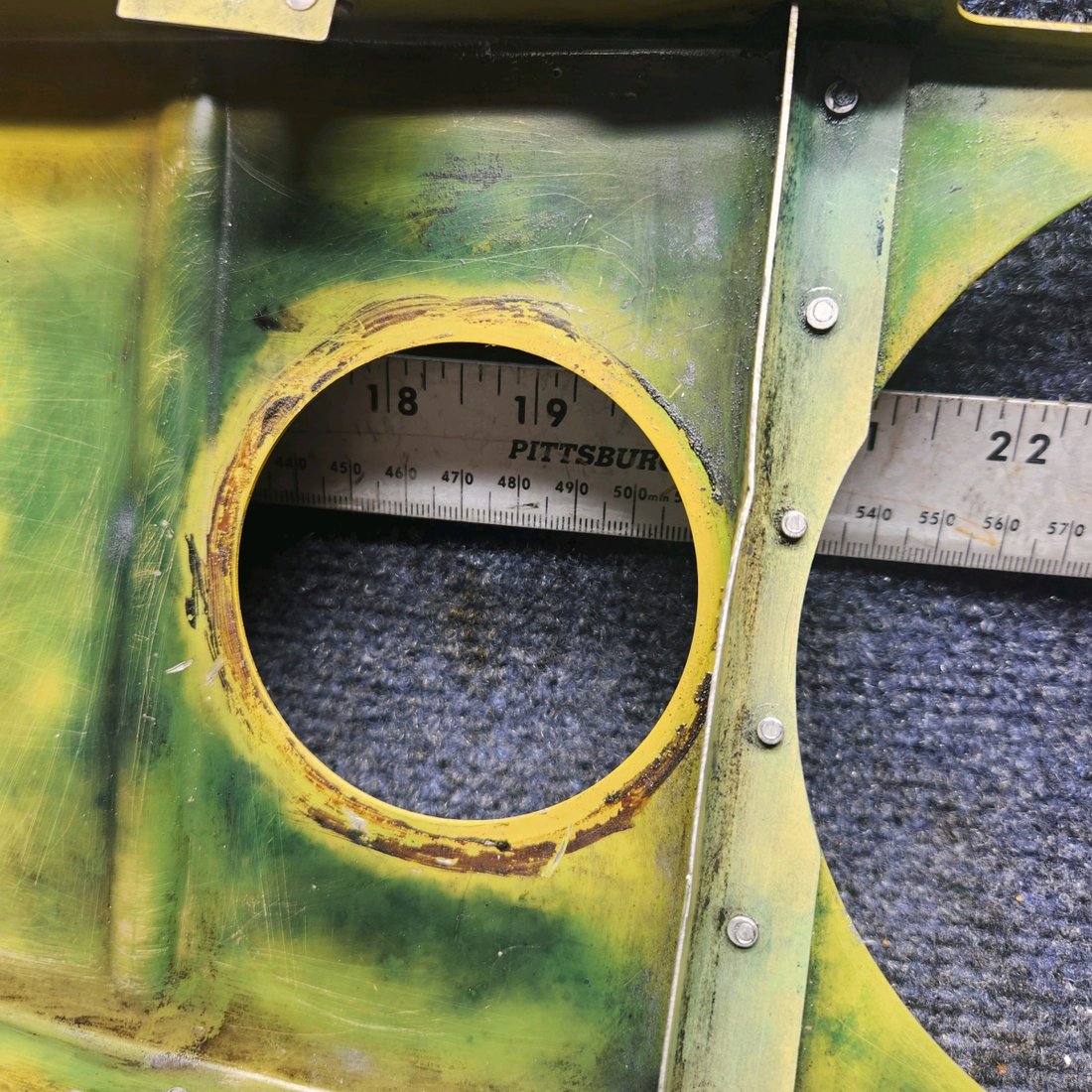 Used aircraft parts for sale, 000-110165-9 Beechcraft F33A FUEL ACCESS PANEL
