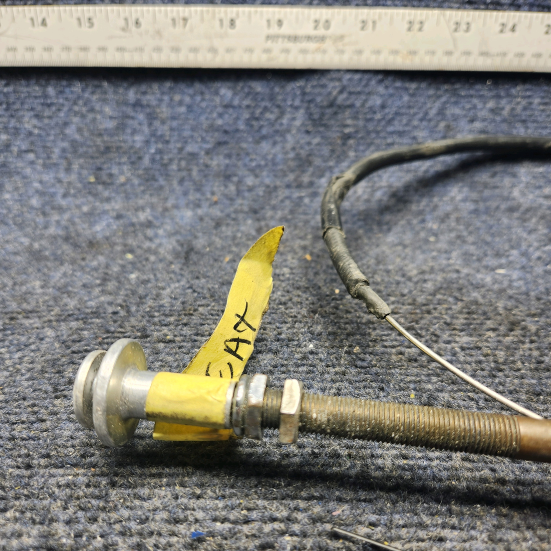 Used aircraft parts for sale, 640258-005 Mooney M20K CABIN HEAT CONTROL CABLE (L: 39-1/2")