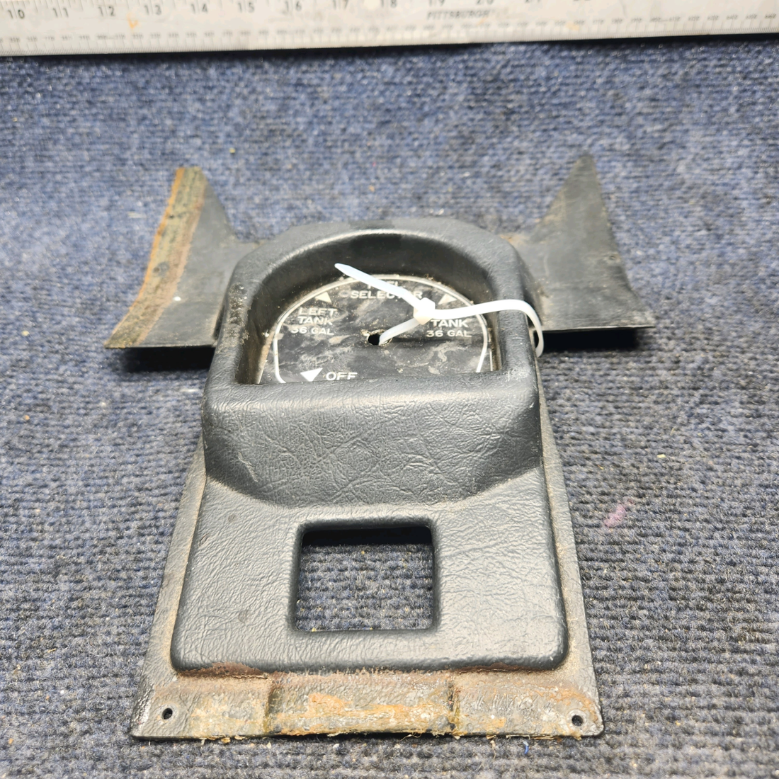 Used aircraft parts for sale, 610263-001 Mooney M20K FUEL SELECTOR INTERIOR TRIM COVER
