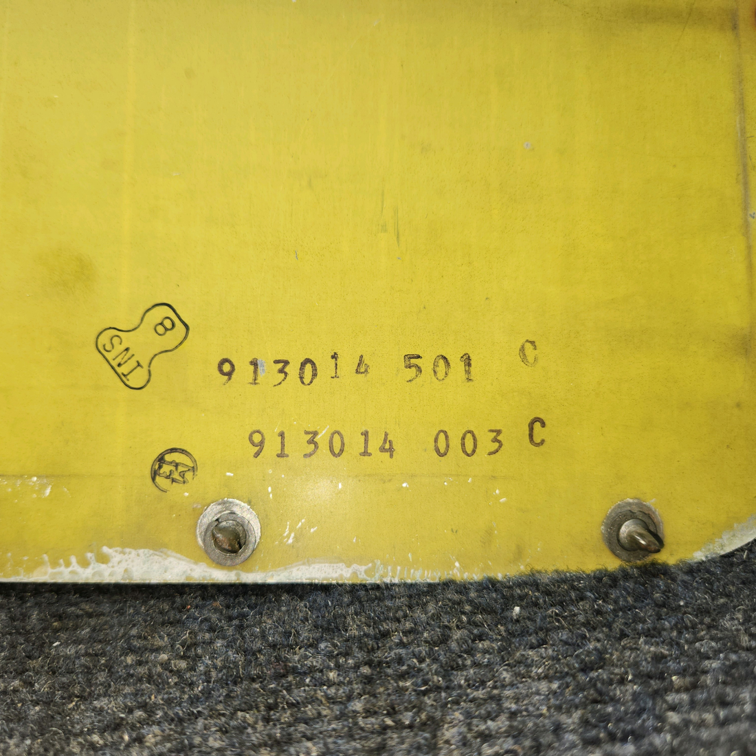 Used aircraft parts for sale, 913014-501 Mooney M20J Access Door Cover Assembly with Power Receptacle Access