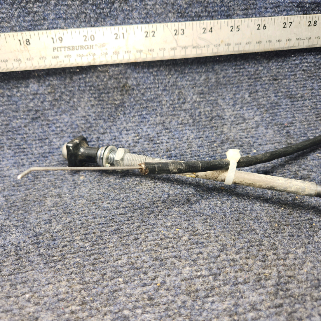 Used aircraft parts for sale, S1239-48 Cessna 172RG Carburator Heat Cable Assy (42")