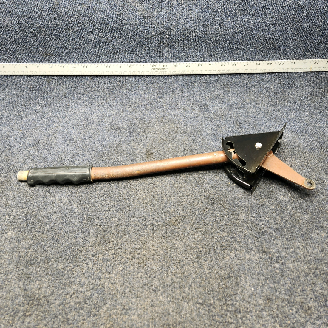 Used aircraft parts for sale, 63782-000 PIPER PA28-140 FLAP HANDLE ASSEMBLY