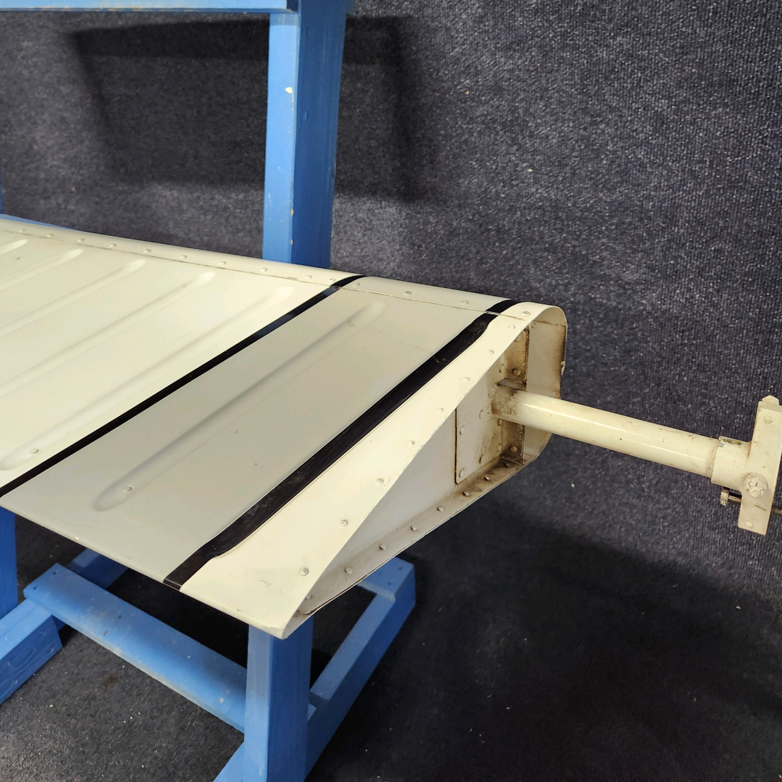 Used aircraft parts for sale, 78981-023 Piper PA32RT-300 RUDDER ASSEMBLY HAS REPAIR AND STOP DRILL-SEE PHOTOS