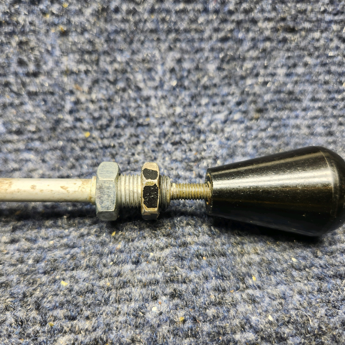 Used aircraft parts for sale, 640257-035 Mooney M20J PARKING BRAKE CONTROL CABLE (LENGTH: 47-1/2")