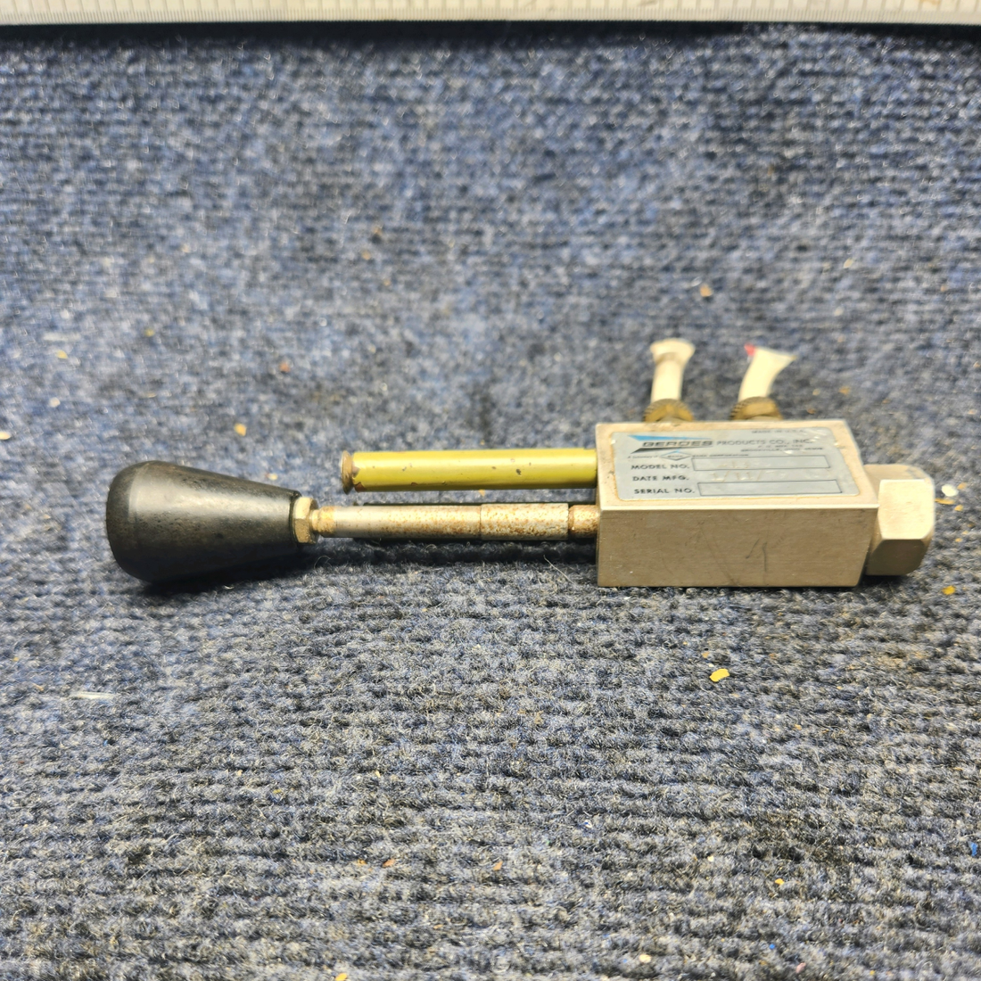 Used aircraft parts for sale, A-1390 Mooney M20K ALTERNATE STATIC SOURCE VALVE ASSEMBLY