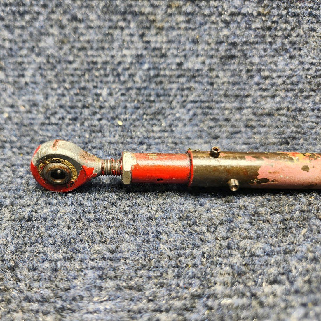 Used aircraft parts for sale, 915007-015 Mooney M20J RUDDER CONTROL TUBE ASSEMBLY ADJUSTABLE