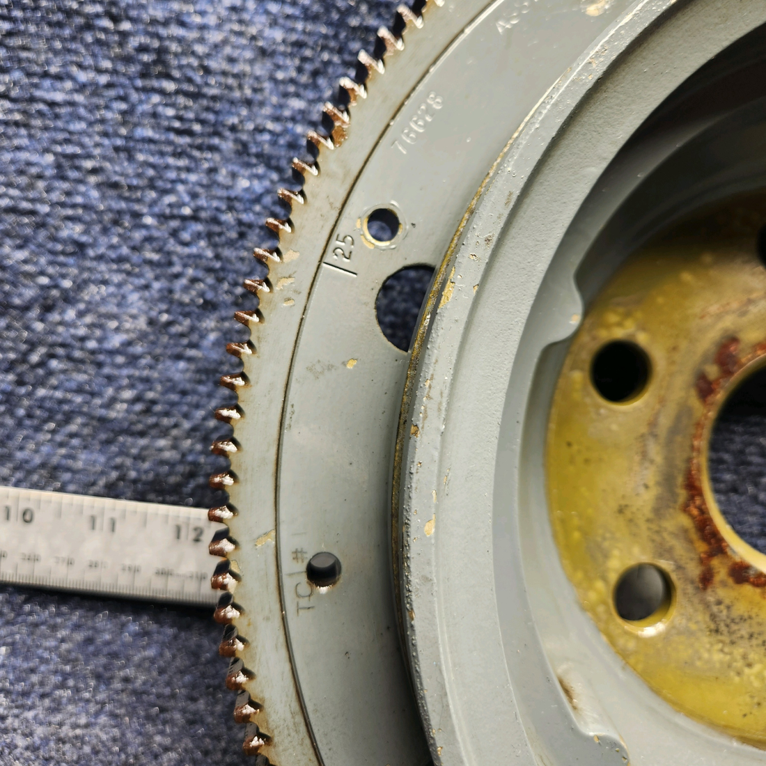 Used aircraft parts for sale, 76628 CESSNA 172K STARTER RING ASSEMBLY (TEETH: 149 )