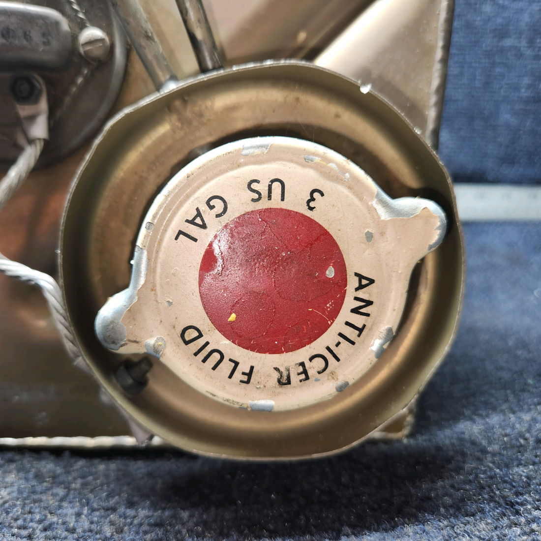 Used aircraft parts for sale, 96‑960008‑653 BEECHCRAFT 95-55B Anti-Ice Alcohol Tank Assembly