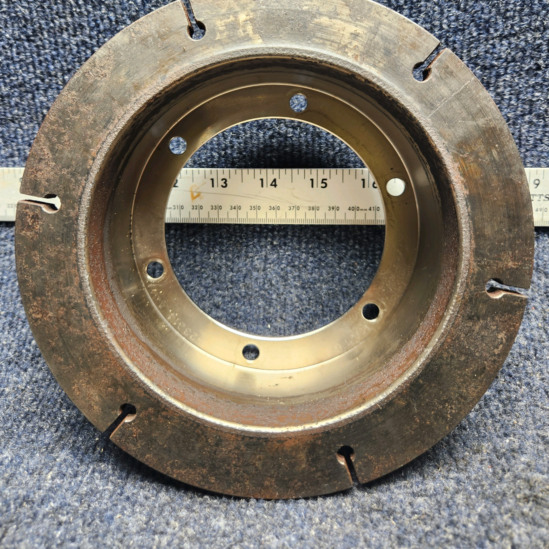 Used aircraft parts for sale, RA164-21600 Piper PA32RT-300 RAPCO BRAKE DISC SLOTTED (0.428”)