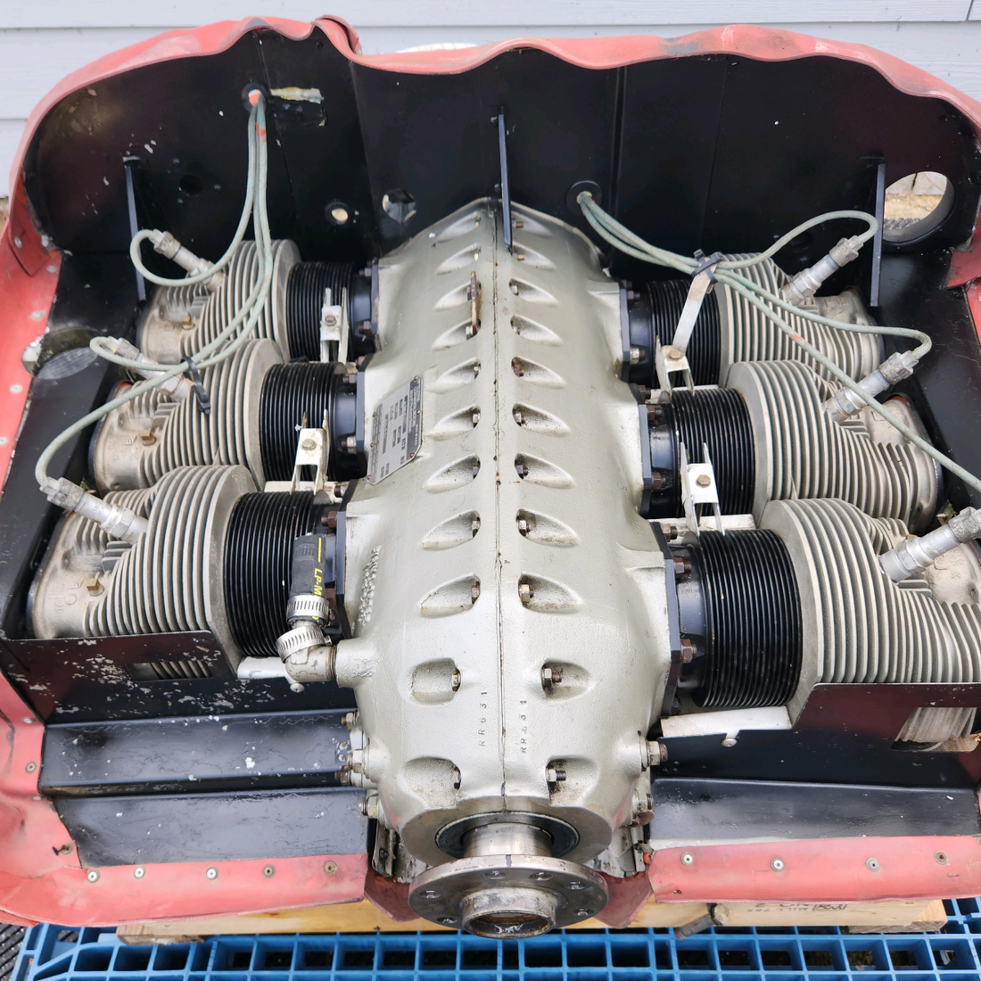 Used aircraft parts for sale, O-300-D Continental O-300-D Cessna 172E Aircraft Engine "Light Prop-Strike"