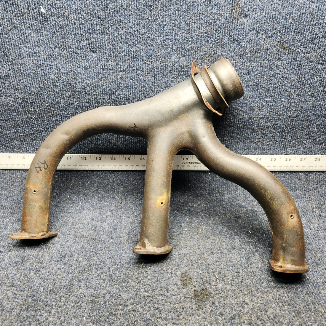 Used aircraft parts for sale, 35-950116 BEECHCRAFT F35 RH EXHAUST STACK ASSEMBLY