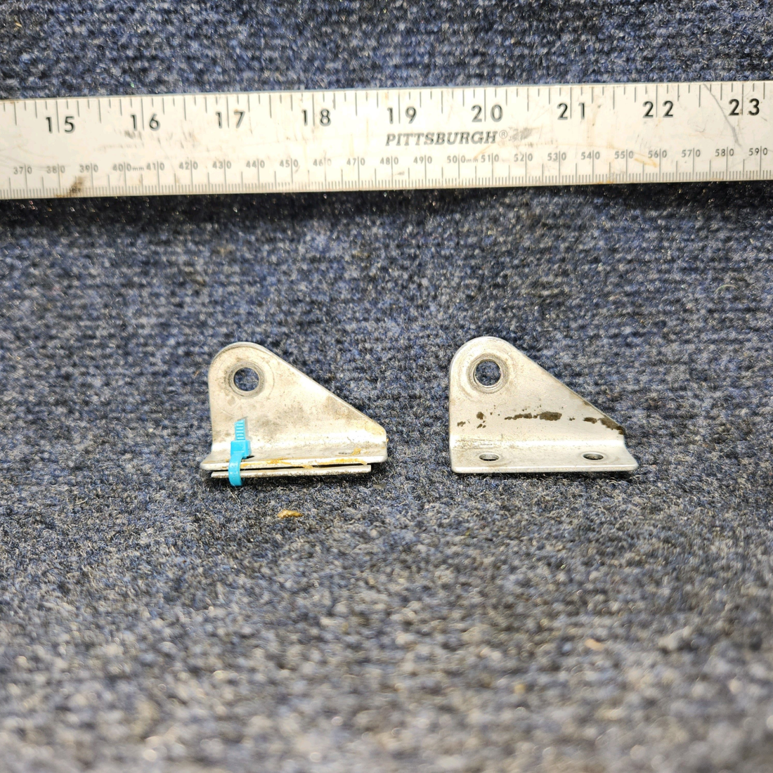 Used aircraft parts for sale, 0510205-3 CESSNA 172K SEAT BELT BRACKET RH INBD, LH OUTBD "PRICE PER EACH"