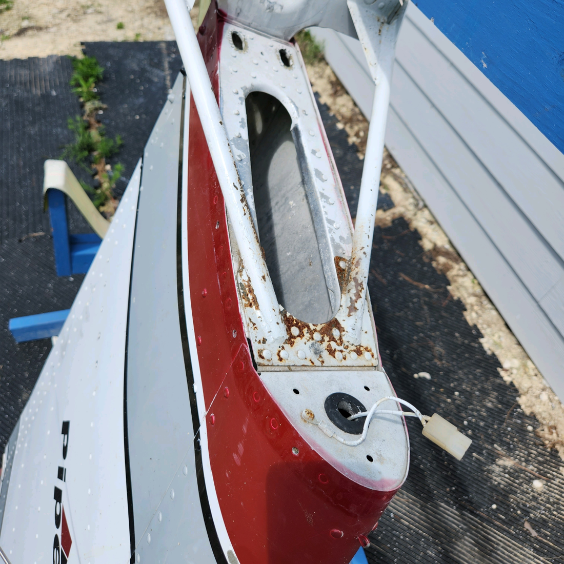 Used aircraft parts for sale, 78908-003 & 78908-900 Piper PA32RT-300 VERTICAL FIN ASSEMBLY