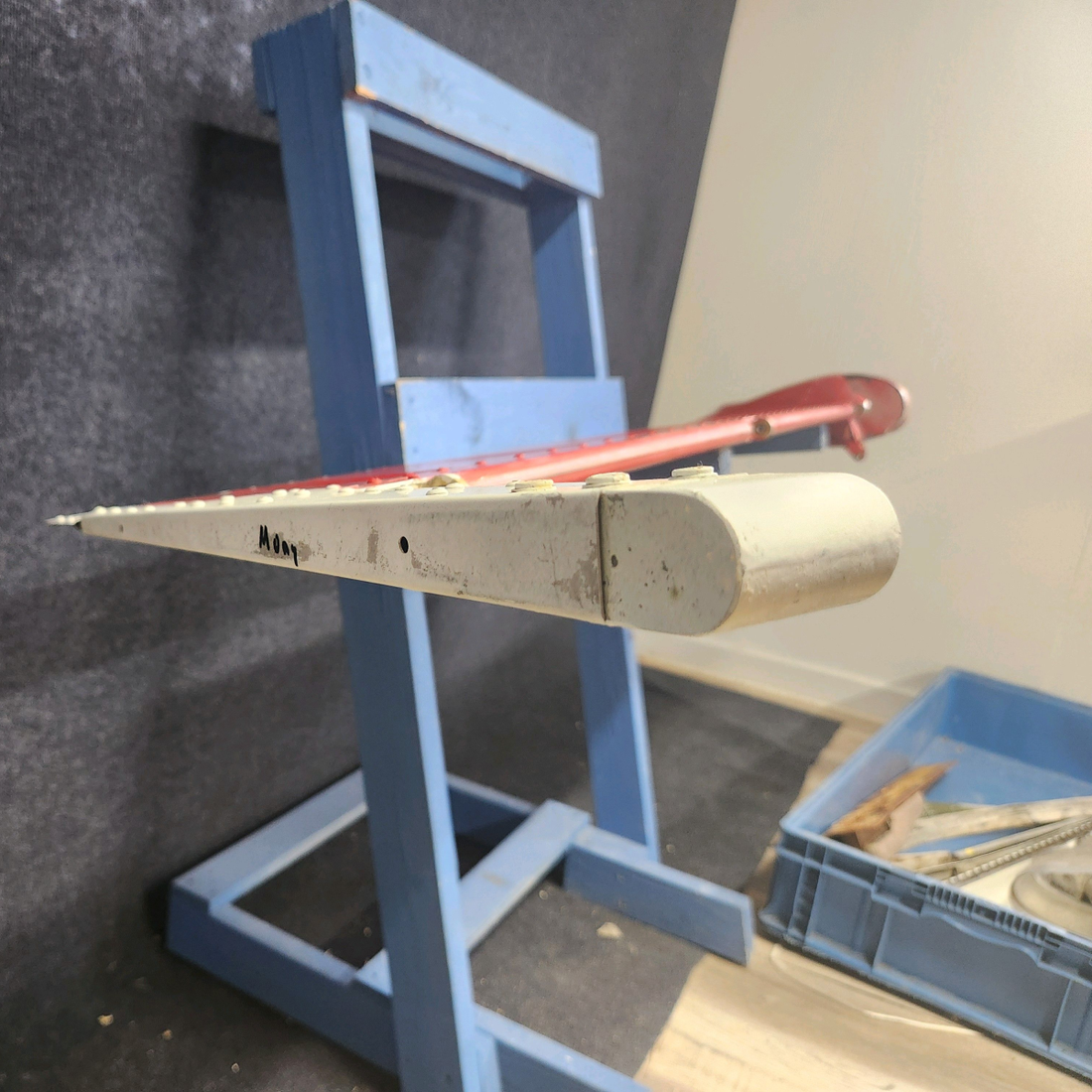 Used aircraft parts for sale, 460043-000 Mooney M20J RUDDER ASSEMBLY - DENTS ON LOWER FAIRING "SEE PHOTOS FOR DETAIL"