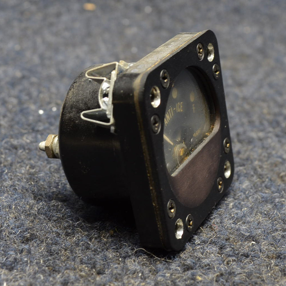 Used aircraft parts for sale 50-384001-31 BEECHCRAFT 95-B55 IDEAL PRECISION ANTI-ICE GAUGE