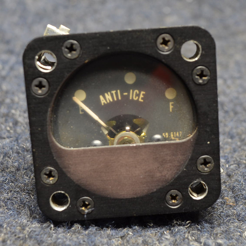 Used aircraft parts for sale 50-384001-31 BEECHCRAFT 95-B55 IDEAL PRECISION ANTI-ICE GAUGE