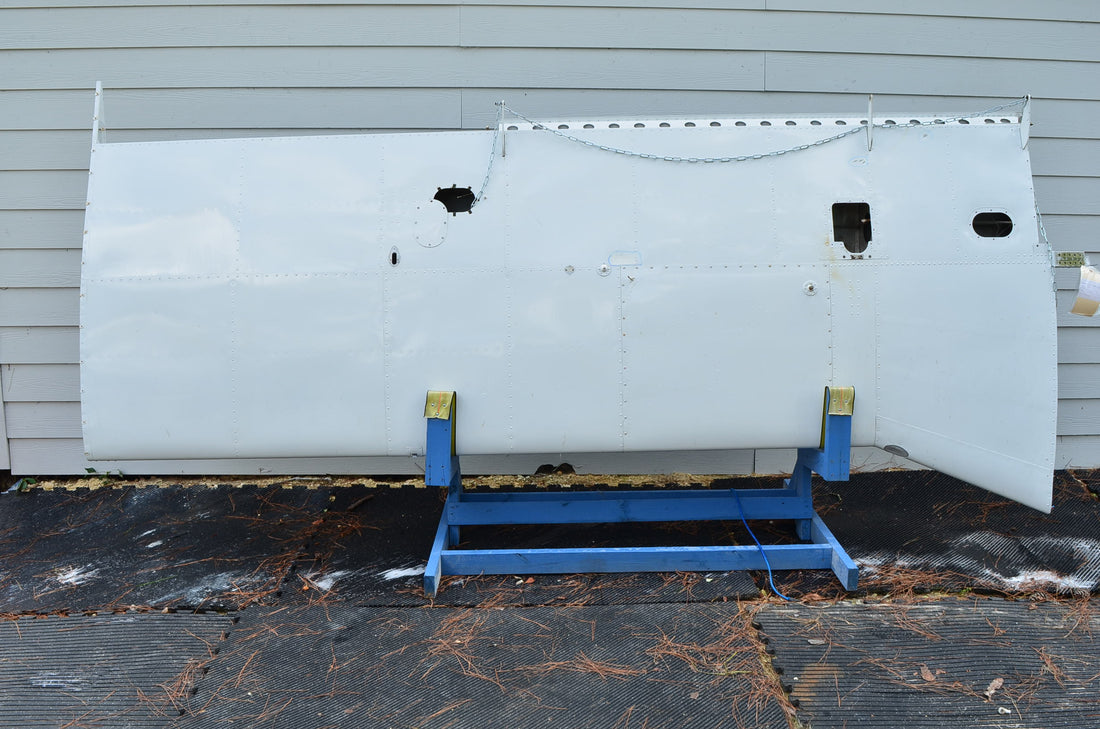 Used aircraft parts for sale 66601-004 PIPER PA-28-140 PA28-140 WING ASSY LH WITH FUEL TANK-BELCRANK-FUEL