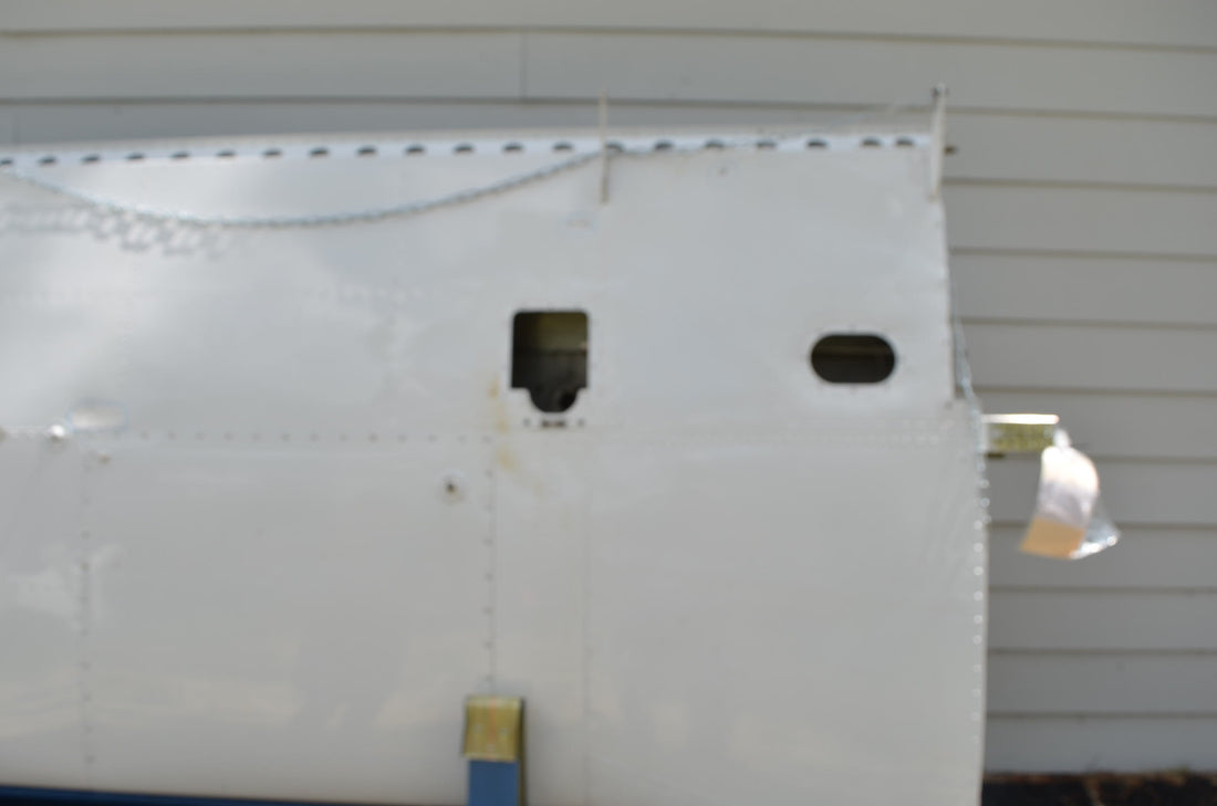 Used aircraft parts for sale 66601-004 PIPER PA-28-140 PA28-140 WING ASSY LH WITH FUEL TANK-BELCRANK-FUEL