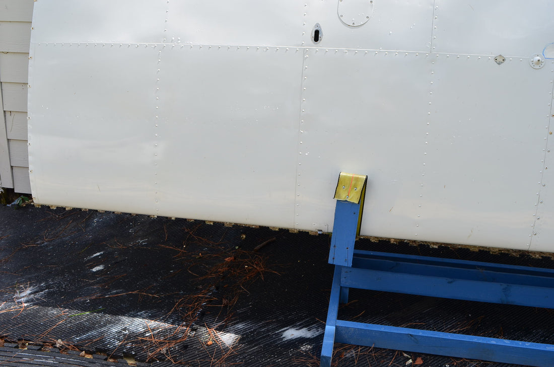 Used aircraft parts for sale 66601-004 PIPER PA-28-140 PA28-140 WING ASSY LH WITH FUEL TANK-BELCRANK-FUEL