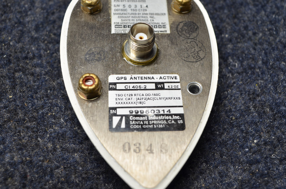 Used aircraft parts for sale 071-01553-0200 PIPER PA-28-140 BENDIX KING KA 92 GPS ANTENA