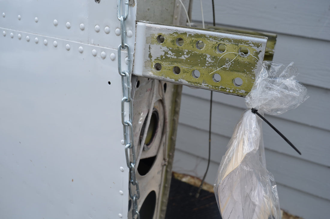 Used aircraft parts for sale 66601-004 PIPER PA-28-140 PA28-140 WING ASSY LH WITH FUEL TANK-BELCRANK-FUEL