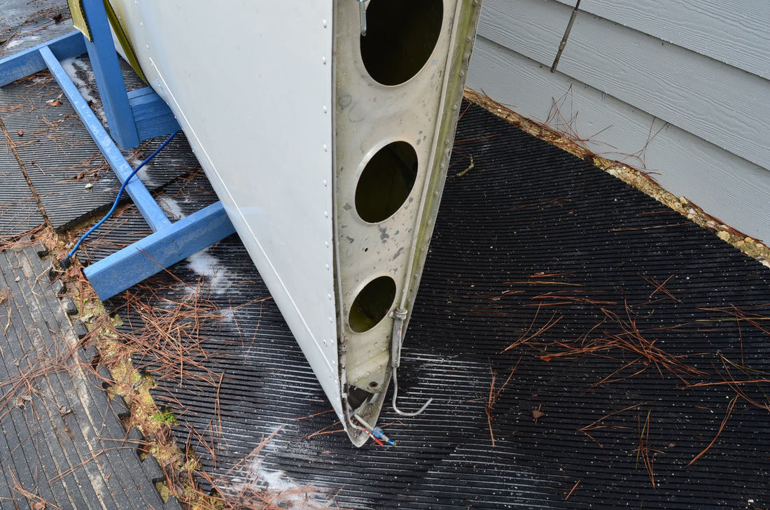 Used aircraft parts for sale 66601-004 PIPER PA-28-140 PA28-140 WING ASSY LH WITH FUEL TANK-BELCRANK-FUEL
