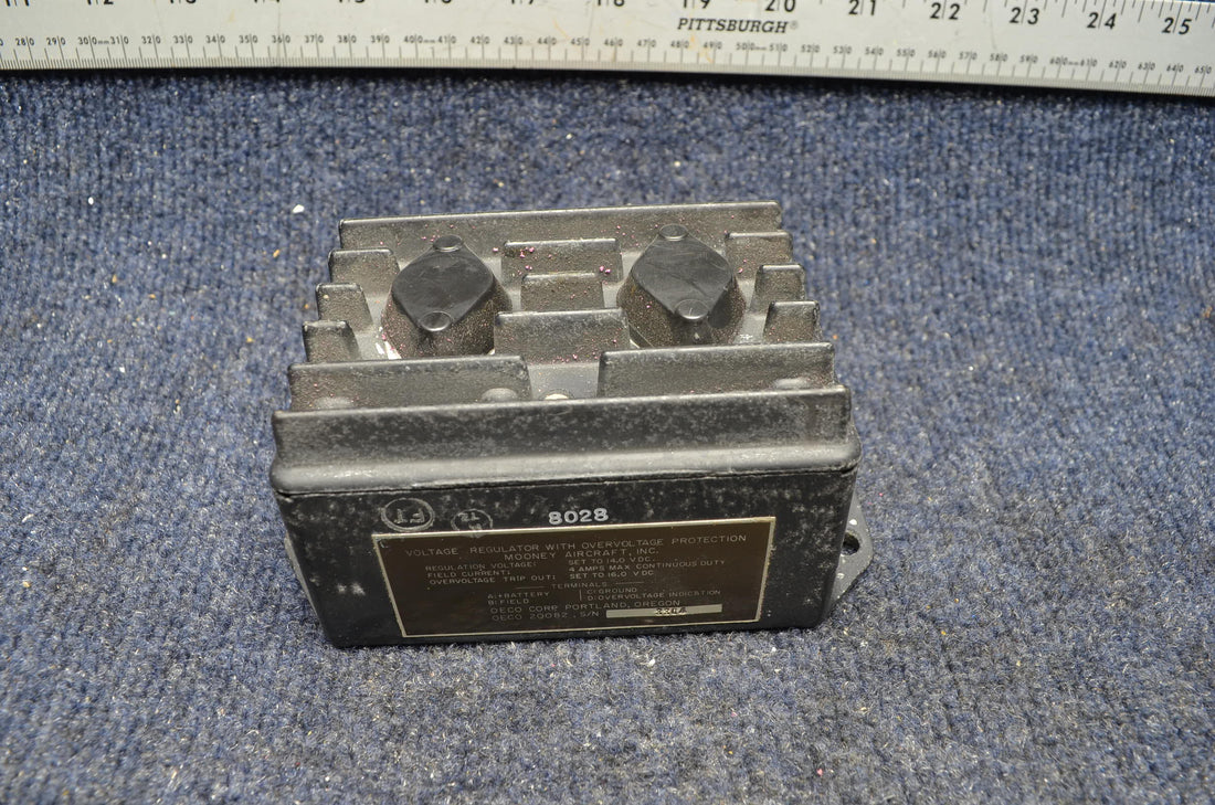 Used aircraft parts for sale OECO 20082 MOONEY M20J VOLTAGE REGULATOR / OVER VOLTAGE