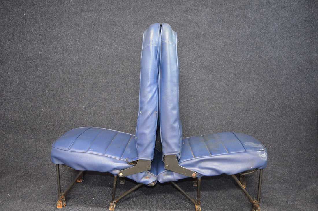 Used aircraft parts for sale SET OF SEAT PIPER PA28-140 1963 SEAT UPHOLSTERY SEAT MINUS ONE REAR