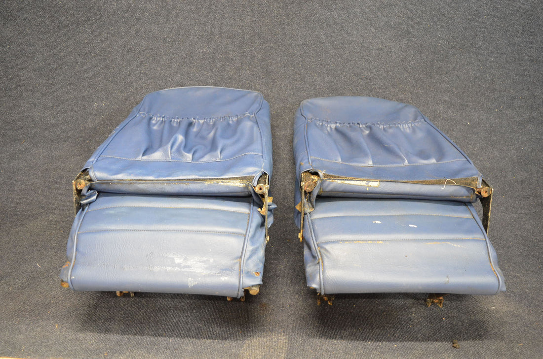 Used aircraft parts for sale SET OF SEAT PIPER PA28-140 1963 SEAT UPHOLSTERY SEAT MINUS ONE REAR