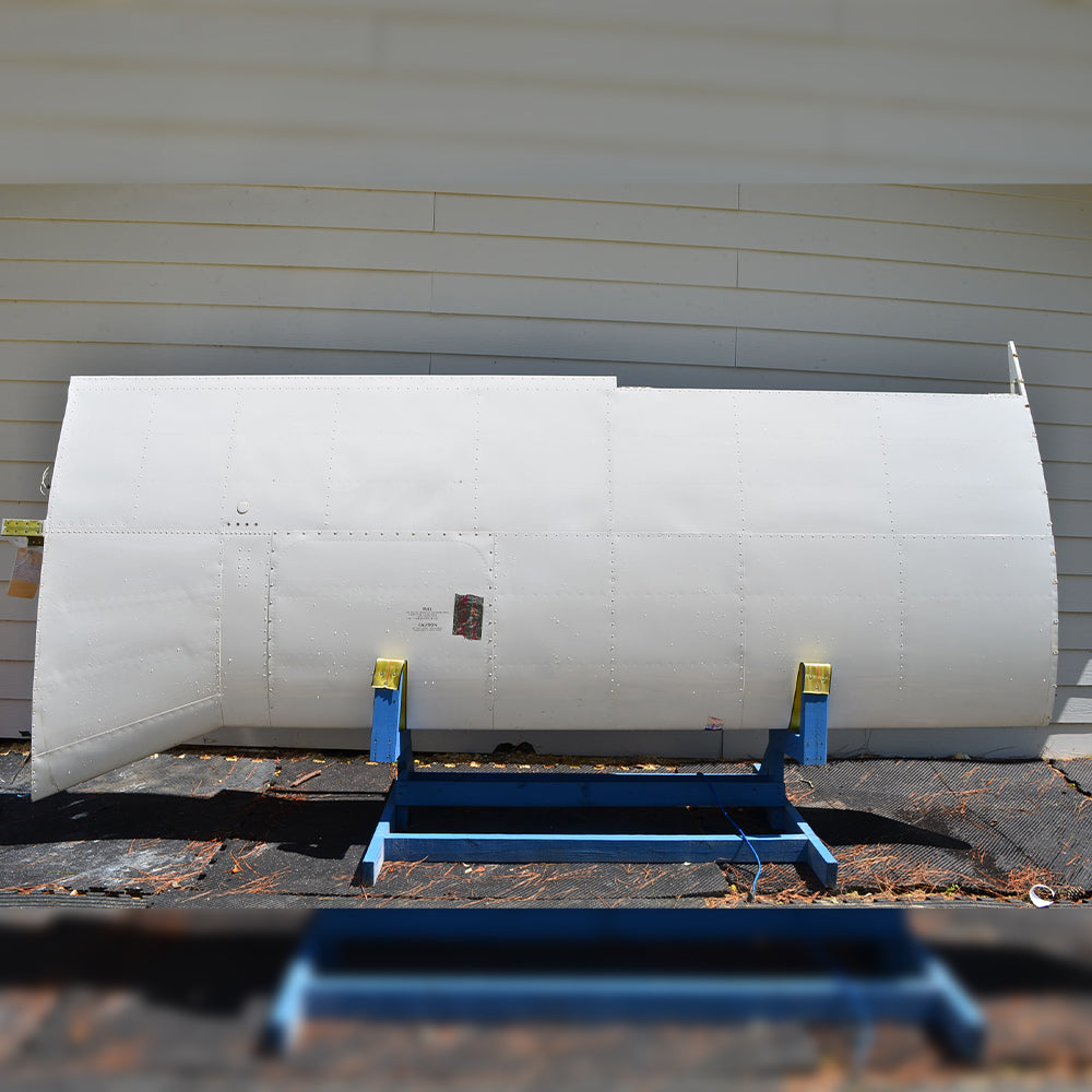 Used aircraft parts for sale 66601-004 PIPER PA-28-140 PA28-140 WING ASSY LH WITH FUEL TANK-BELCRANK-FUEL