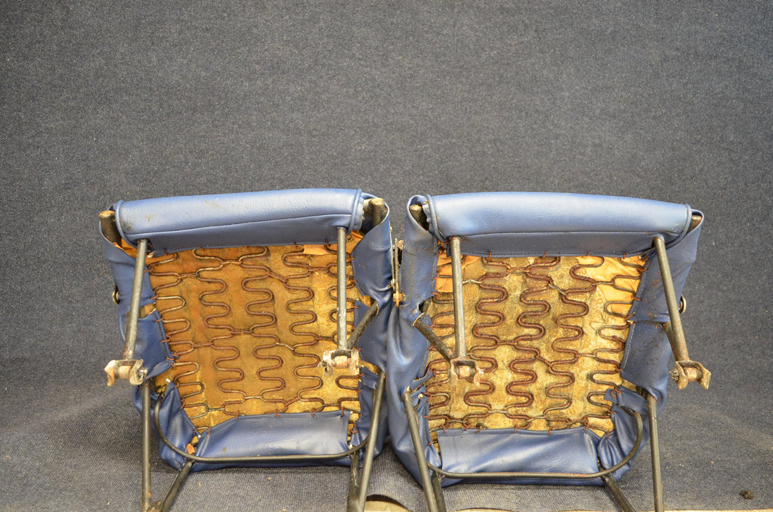 Used aircraft parts for sale SET OF SEAT PIPER PA28-140 1963 SEAT UPHOLSTERY SEAT MINUS ONE REAR