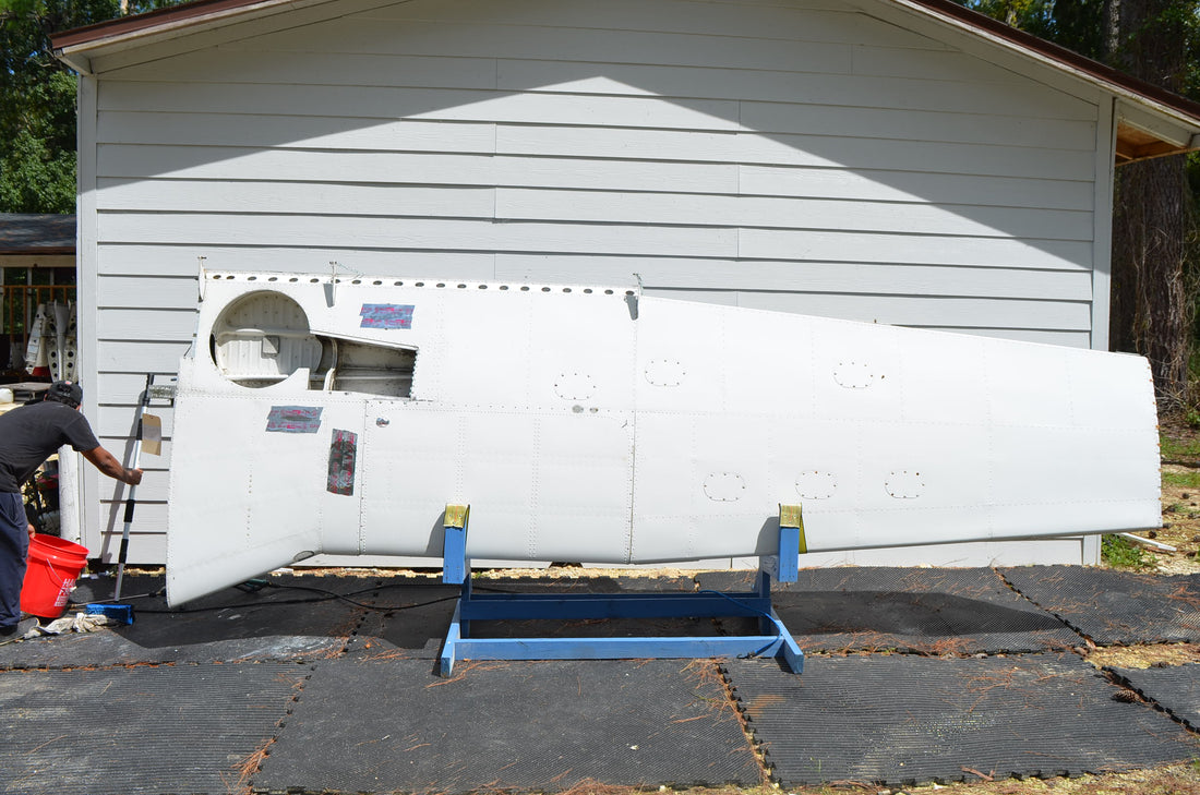 Used aircraft parts for sale 35630-989 PIPER PA28RT-201 PA28RT-201 WING ASSEMBLY RIGHT RH