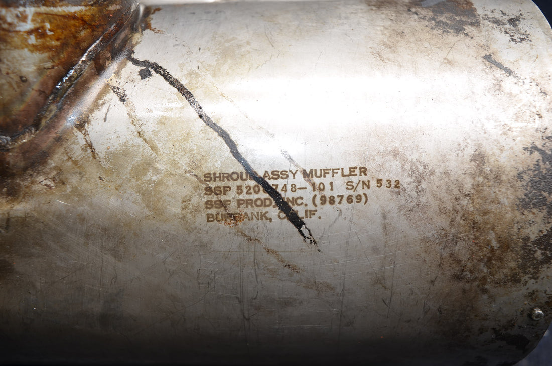 Used aircraft parts for sale 1254012-14 CESSNA C172RG SHROUD MUFFLER ASSY